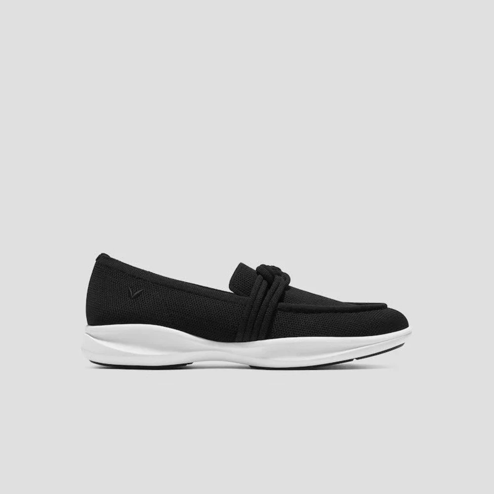 VIVAIA Loafers Knit Shoes Black Water Repellent Walker Pro Size US 8 EU 39‎